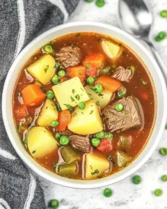 Slow Cooker Steak and Potato Soup