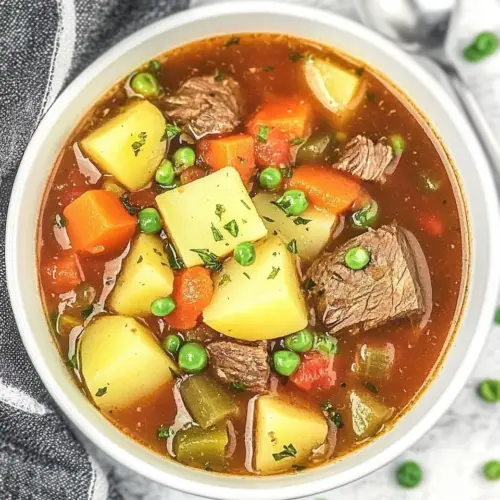 Slow Cooker Steak and Potato Soup