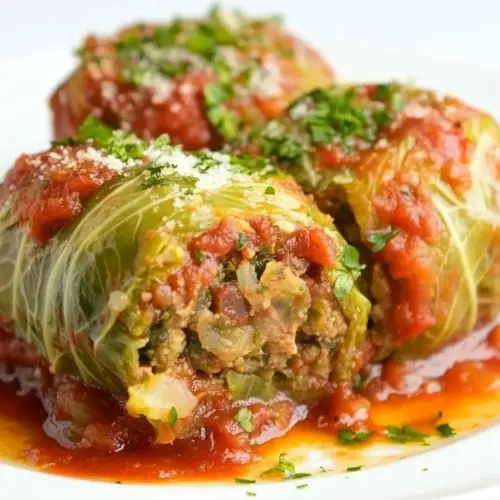Slow Cooker Stuffed Cabbage Rolls