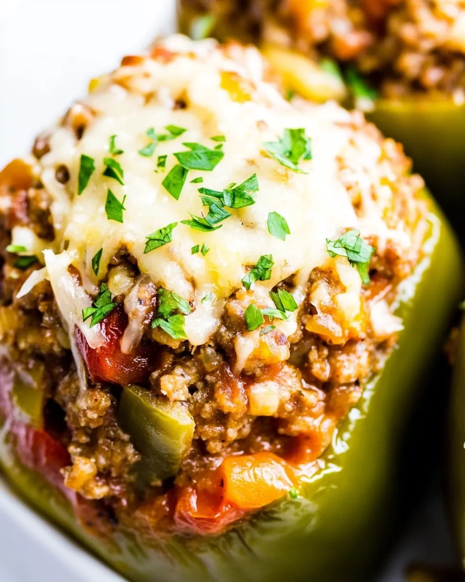 Slow Cooker Stuffed Peppers