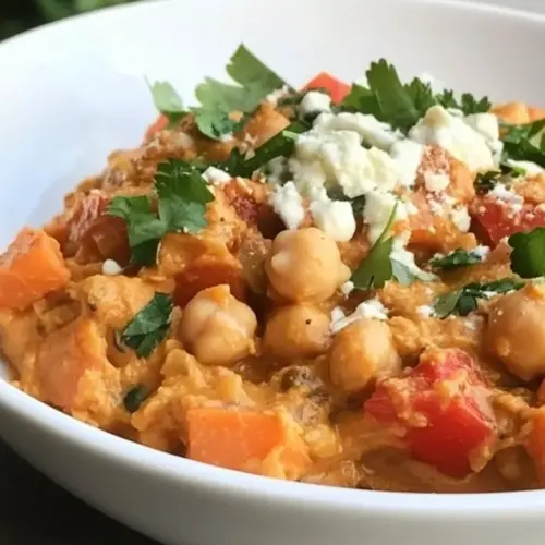 Slow Cooker Sweet Potato and Chickpea Curry