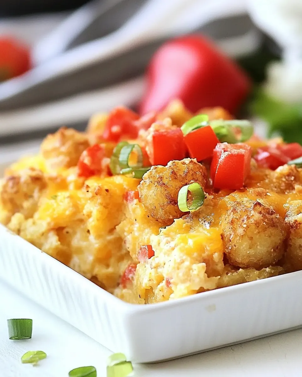 Slow Cooker Tater Tot Breakfast Casserole