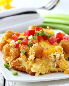 Slow Cooker Tater Tot Breakfast Casserole