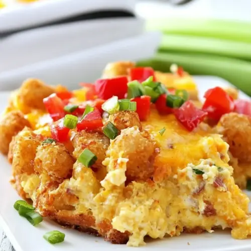 Slow Cooker Tater Tot Breakfast Casserole