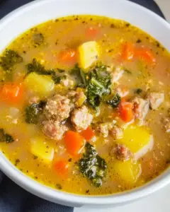 Slow Cooker Tuscan Sausage Soup