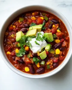 Slow Cooker Vegetable Chili