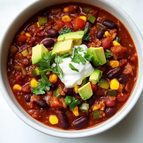 Slow Cooker Vegetable Chili
