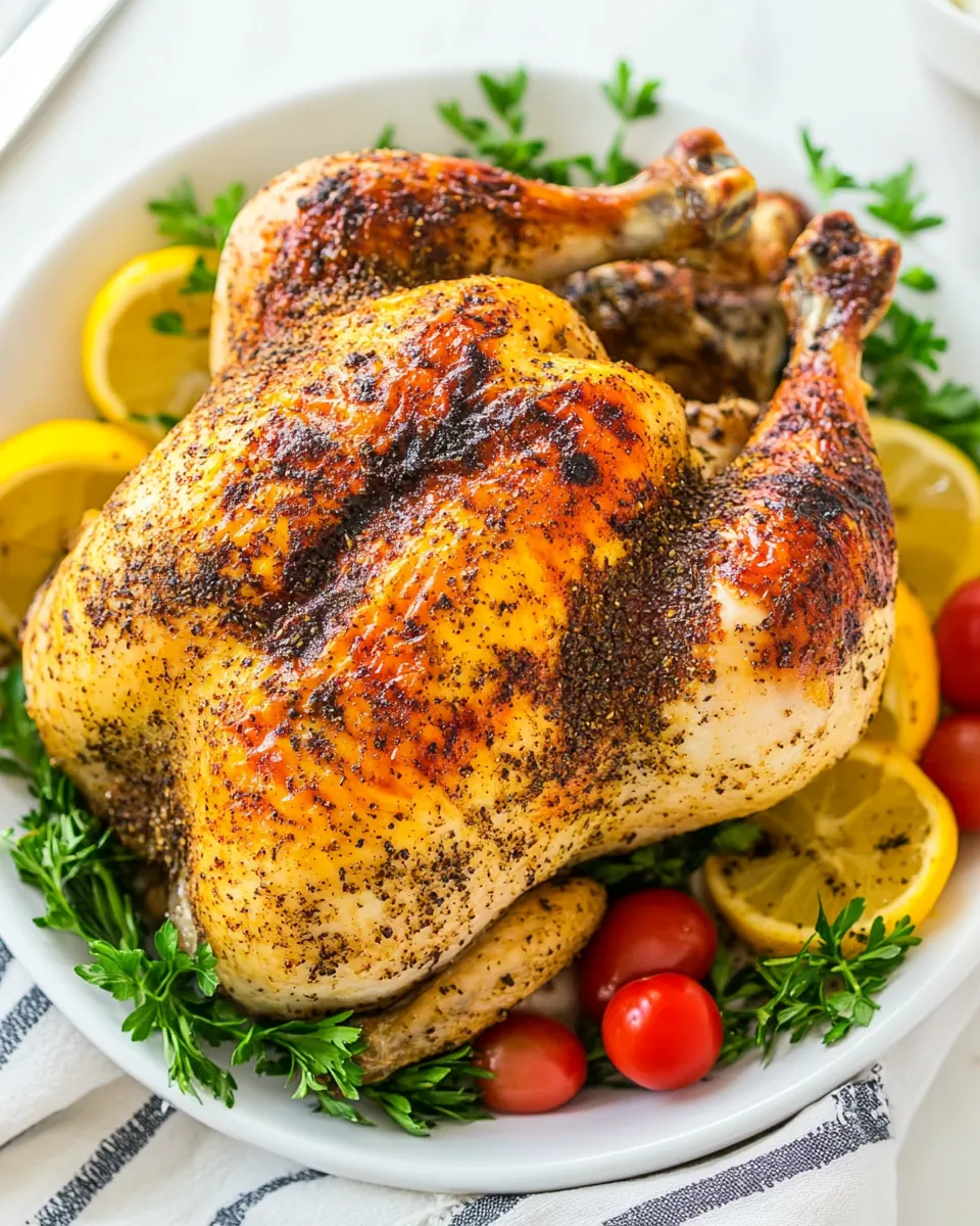 Slow Cooker Whole Chicken