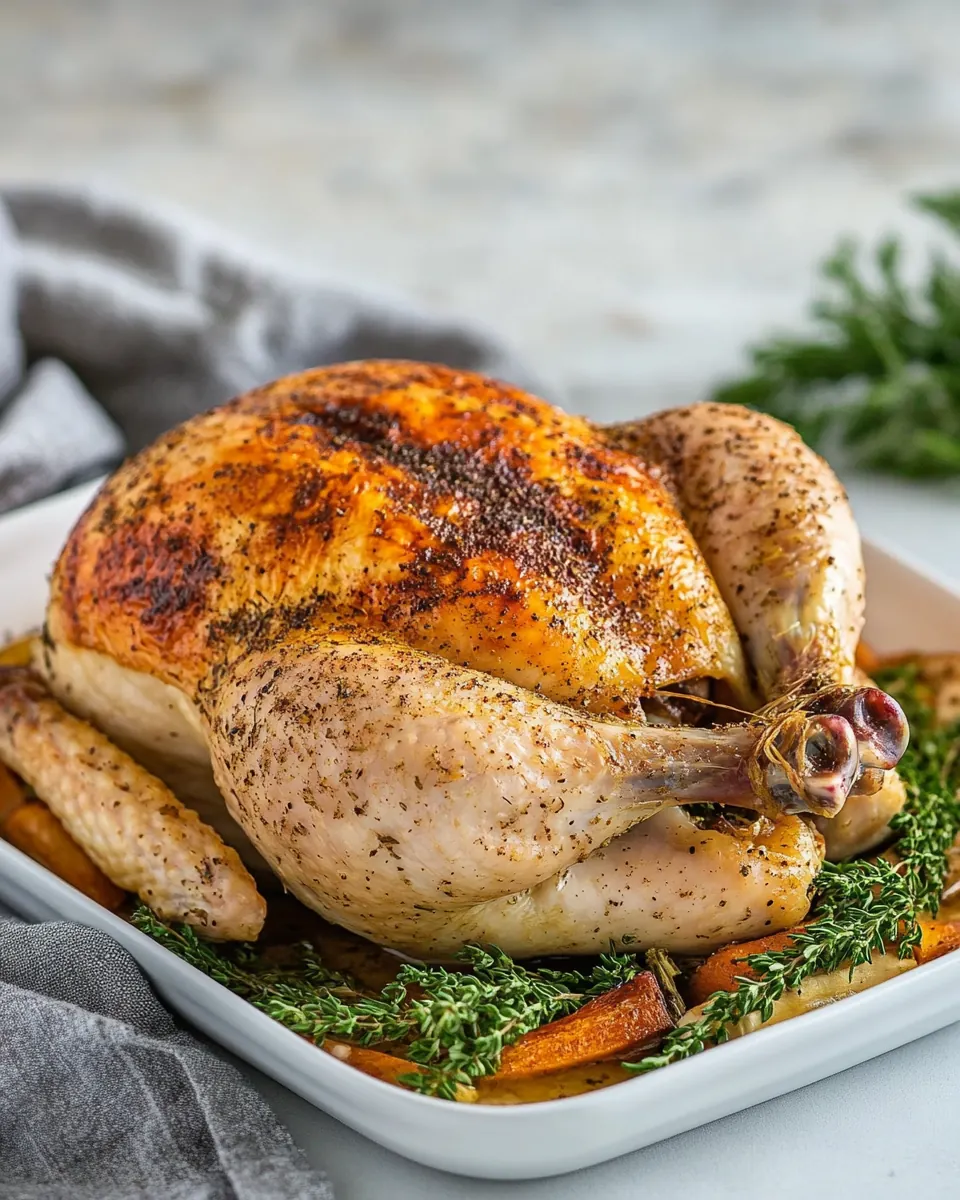 Slow Cooker Whole Chicken