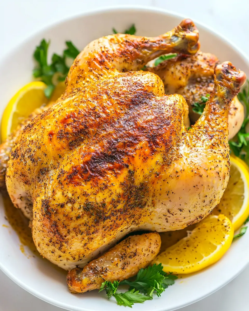 Slow Cooker Whole Chicken