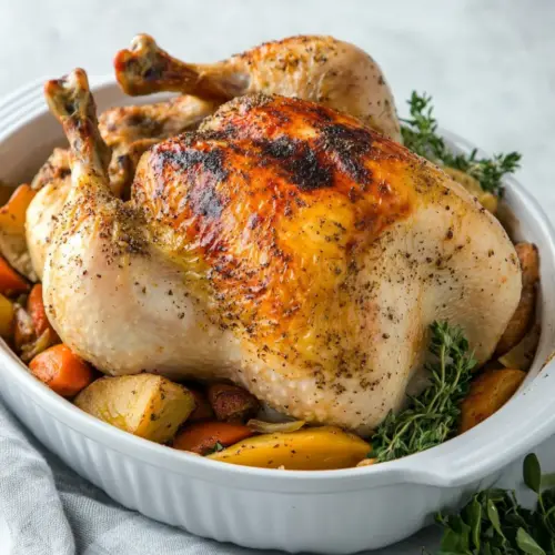 Slow Cooker Whole Chicken