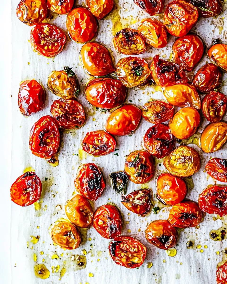 Slow Roasted Cherry Tomatoes