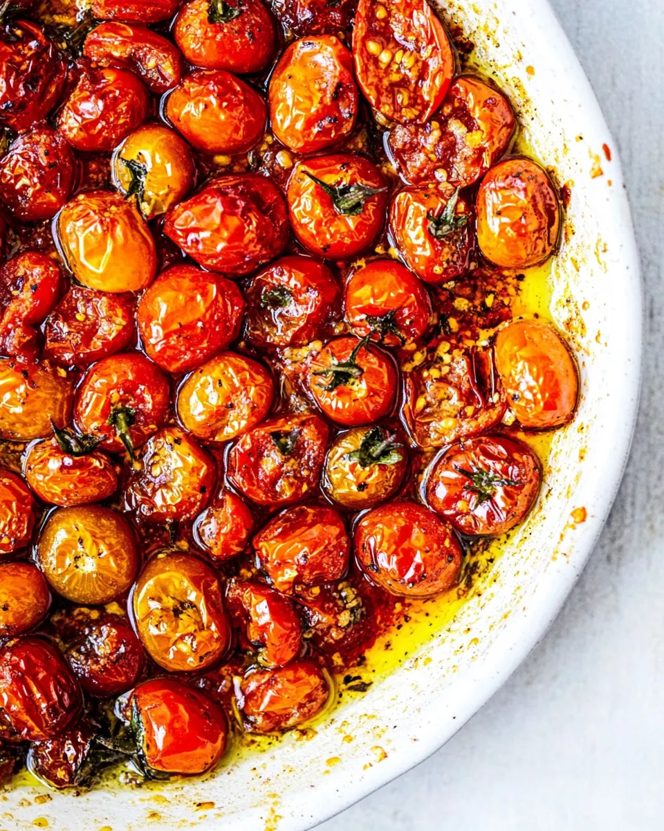 Slow Roasted Cherry Tomatoes
