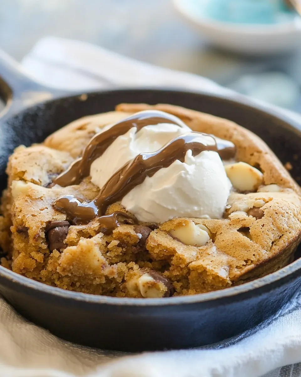Small Batch Skillet Blondie