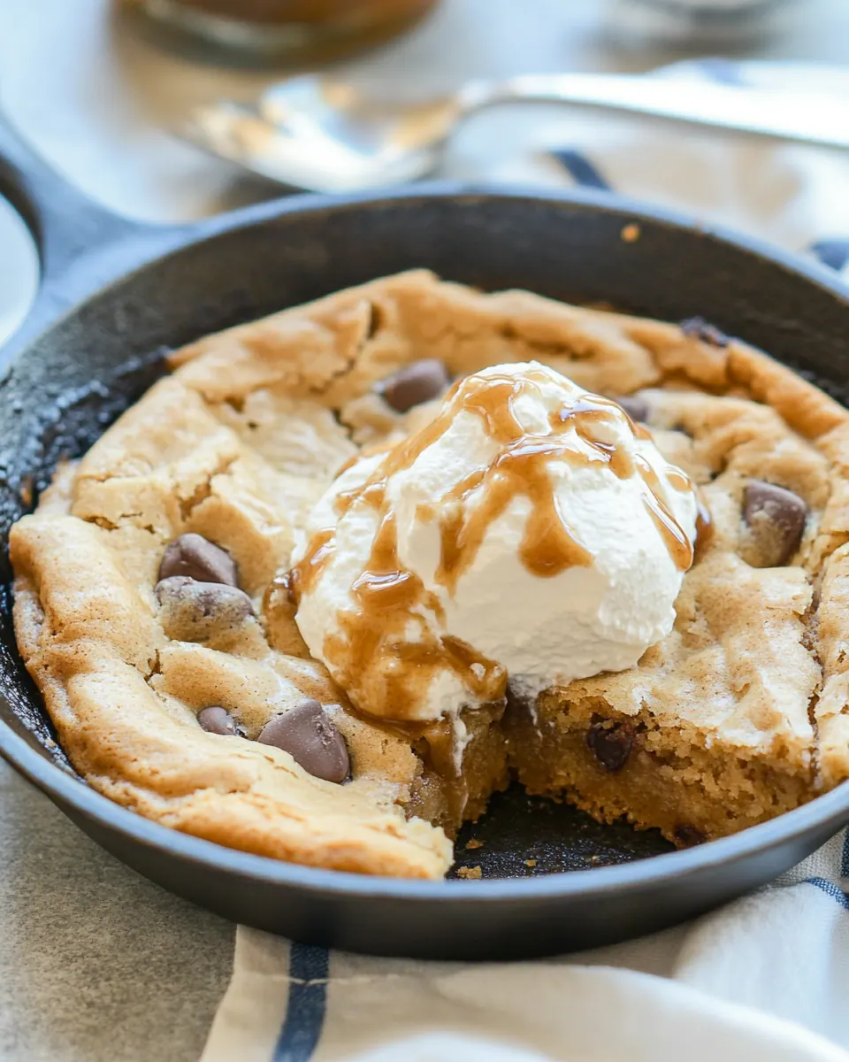Small Batch Skillet Blondie