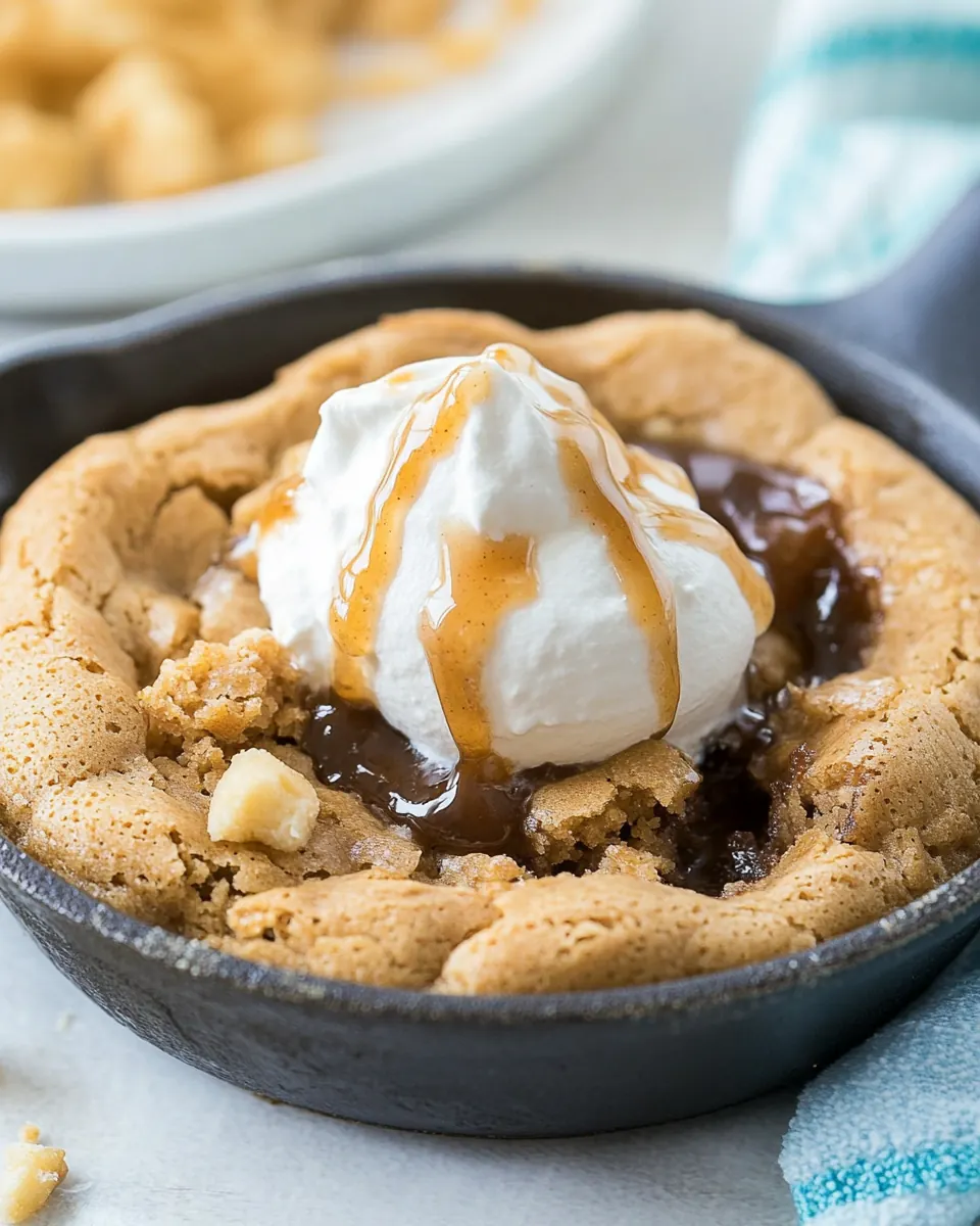 Small Batch Skillet Blondie
