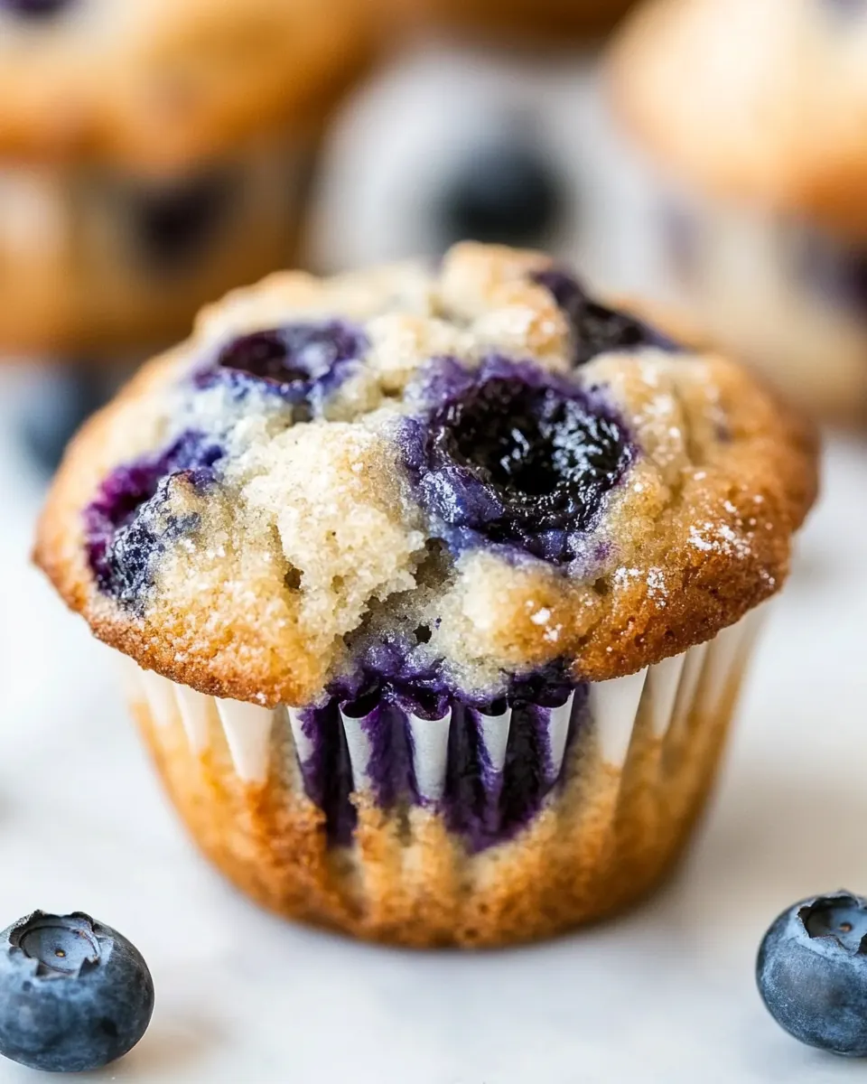 Small batch Blueberry Muffins