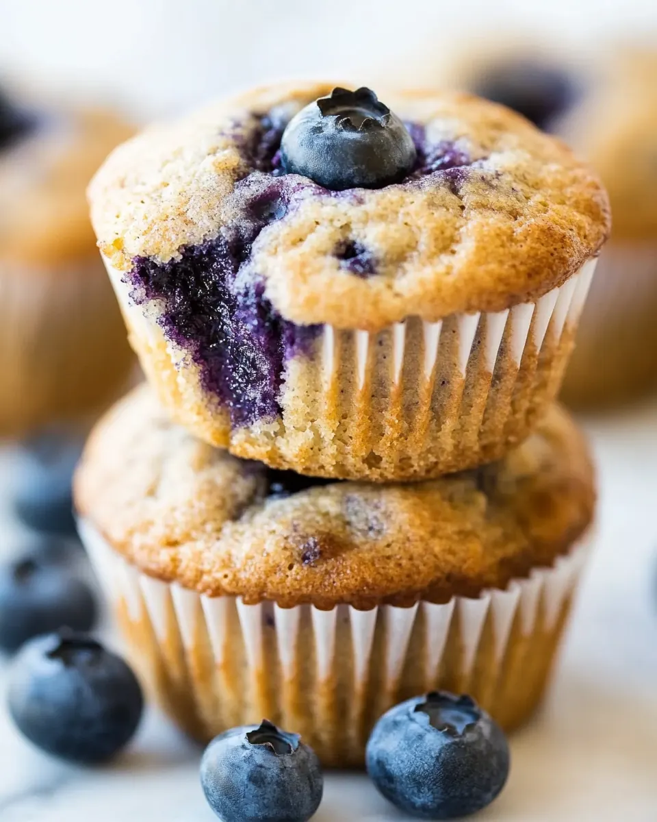 Small batch Blueberry Muffins