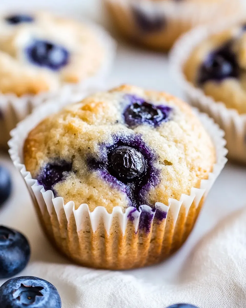 Small batch Blueberry Muffins