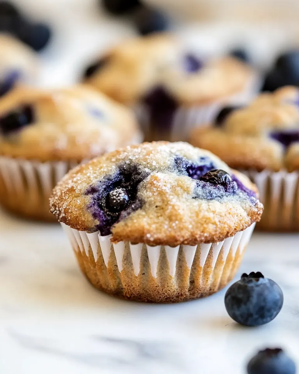 Small batch Blueberry Muffins