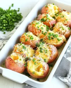 Smashed Red Potatoes in Oven