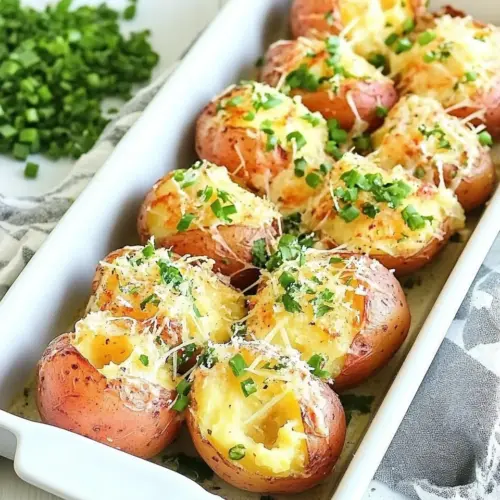 Smashed Red Potatoes in Oven