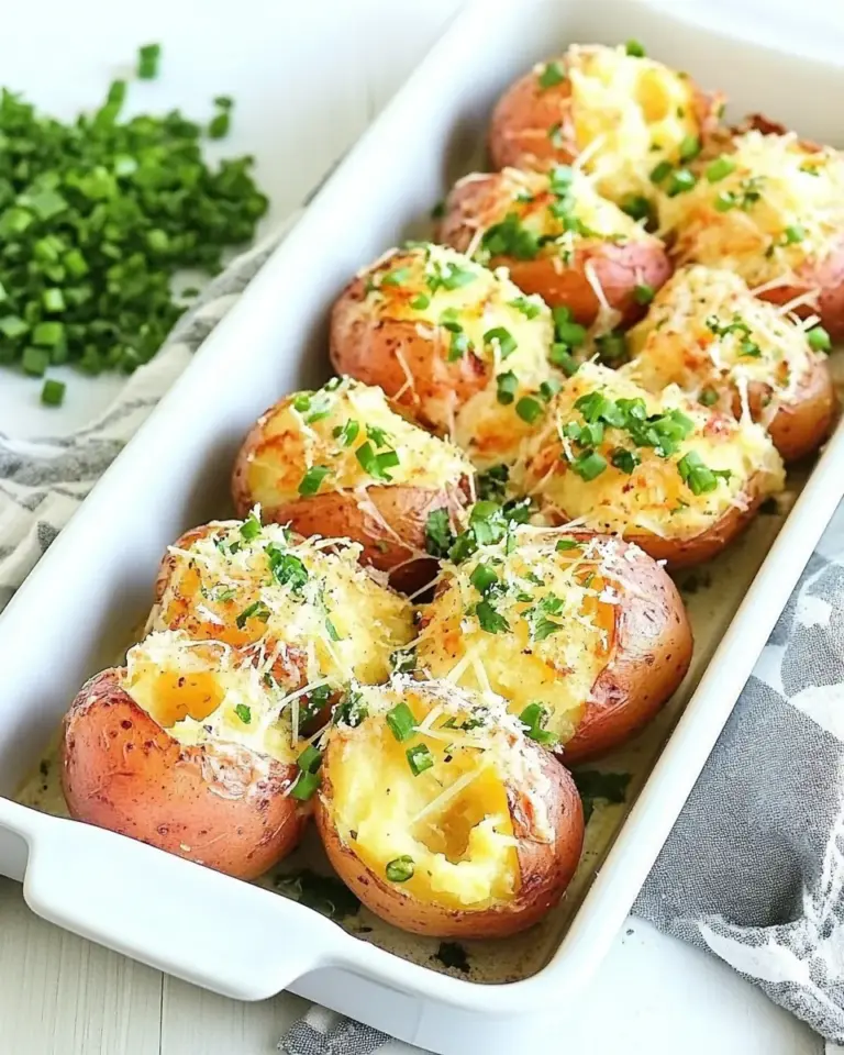 Smashed Red Potatoes in Oven