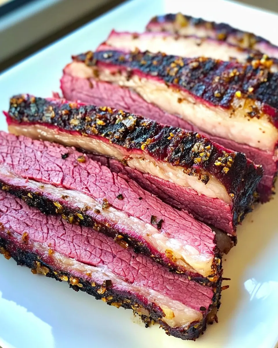 Smoked Corned Beef Brisket