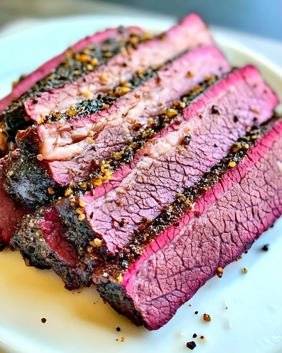 Smoked Corned Beef Brisket