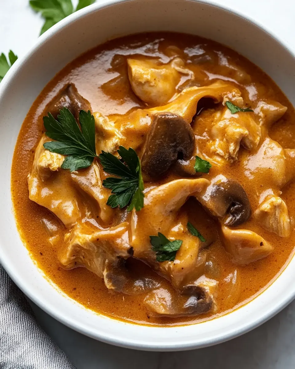 Smoked Paprika Chicken Soup