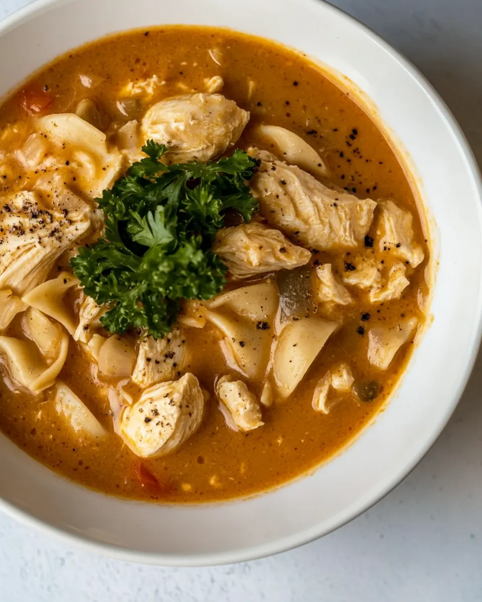 Smoked Paprika Chicken Soup