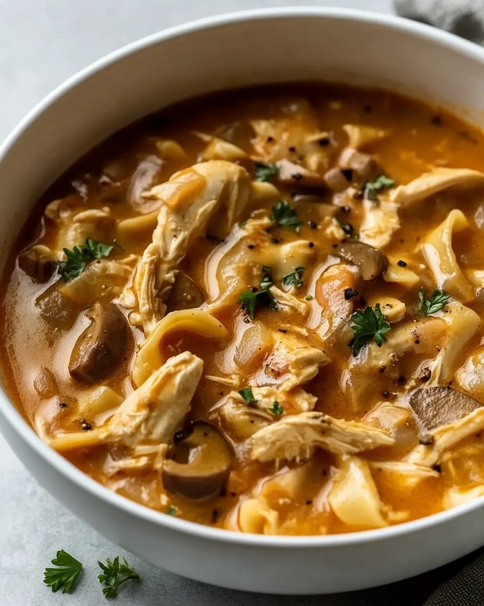 Smoked Paprika Chicken Soup