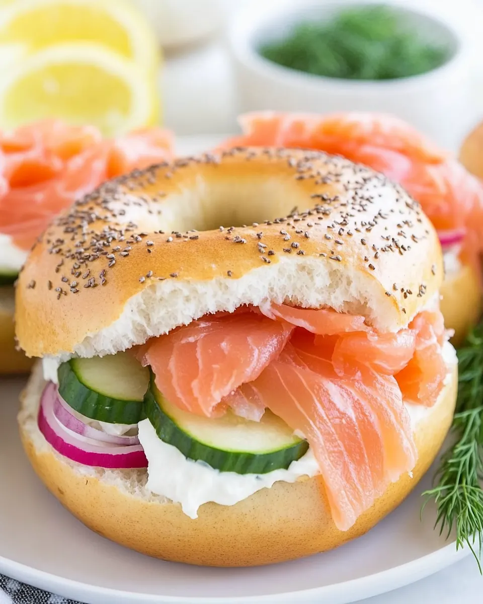 Smoked Salmon Bagel