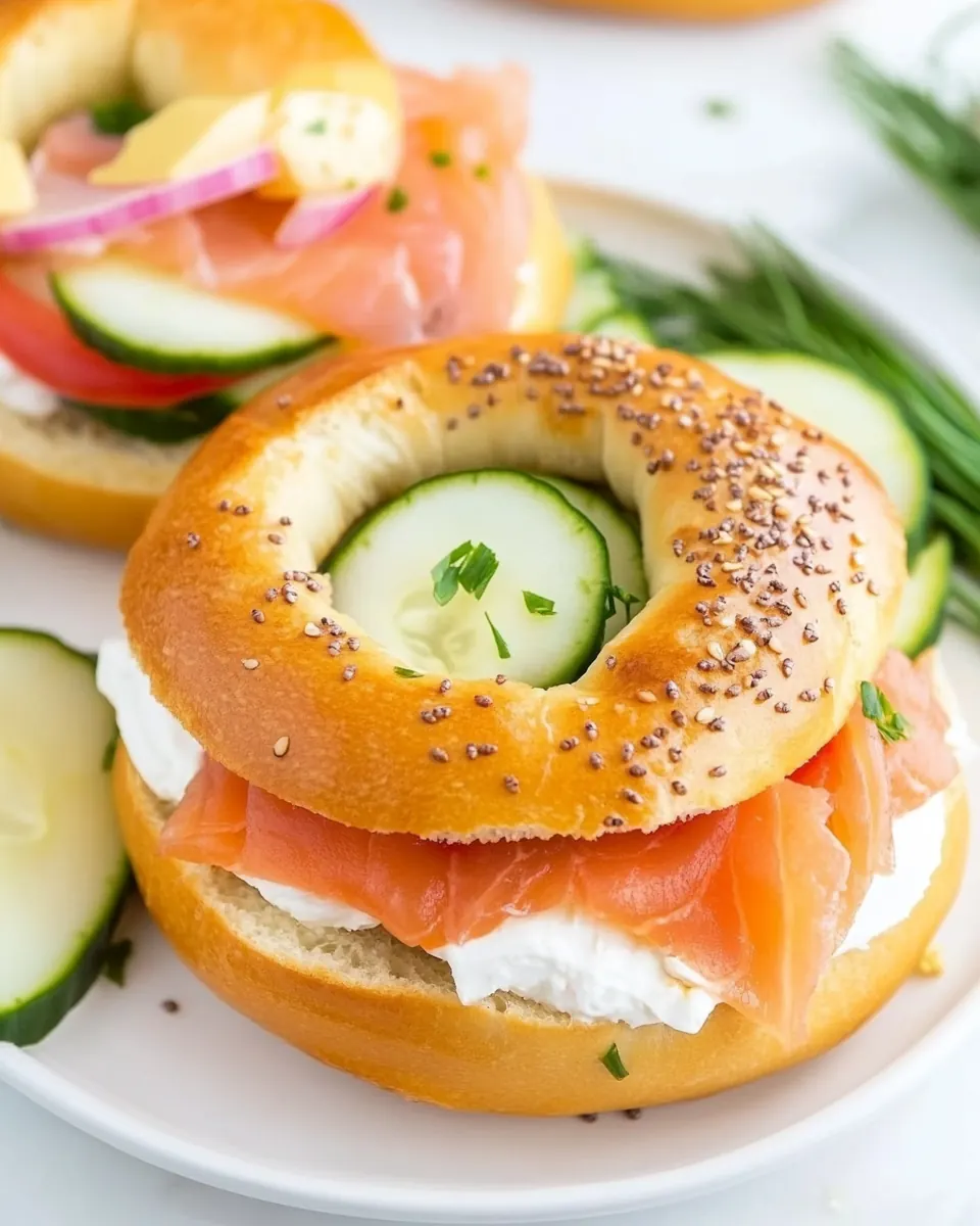 Smoked Salmon Bagel