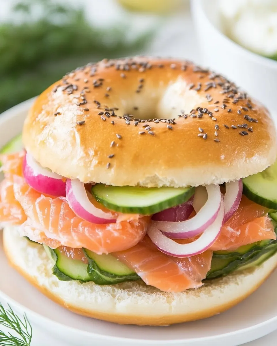Smoked Salmon Bagel