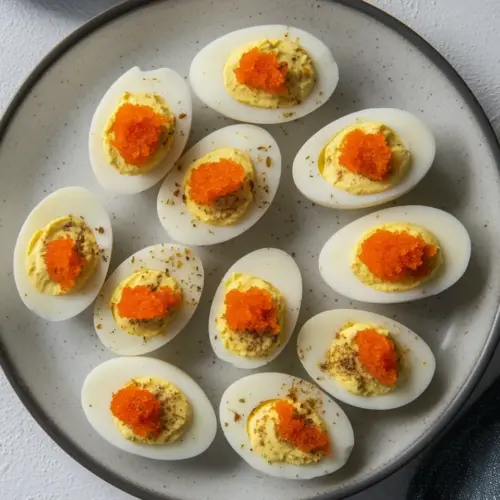 Smoked Salmon Deviled Eggs