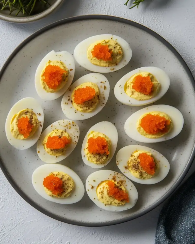 Smoked Salmon Deviled Eggs
