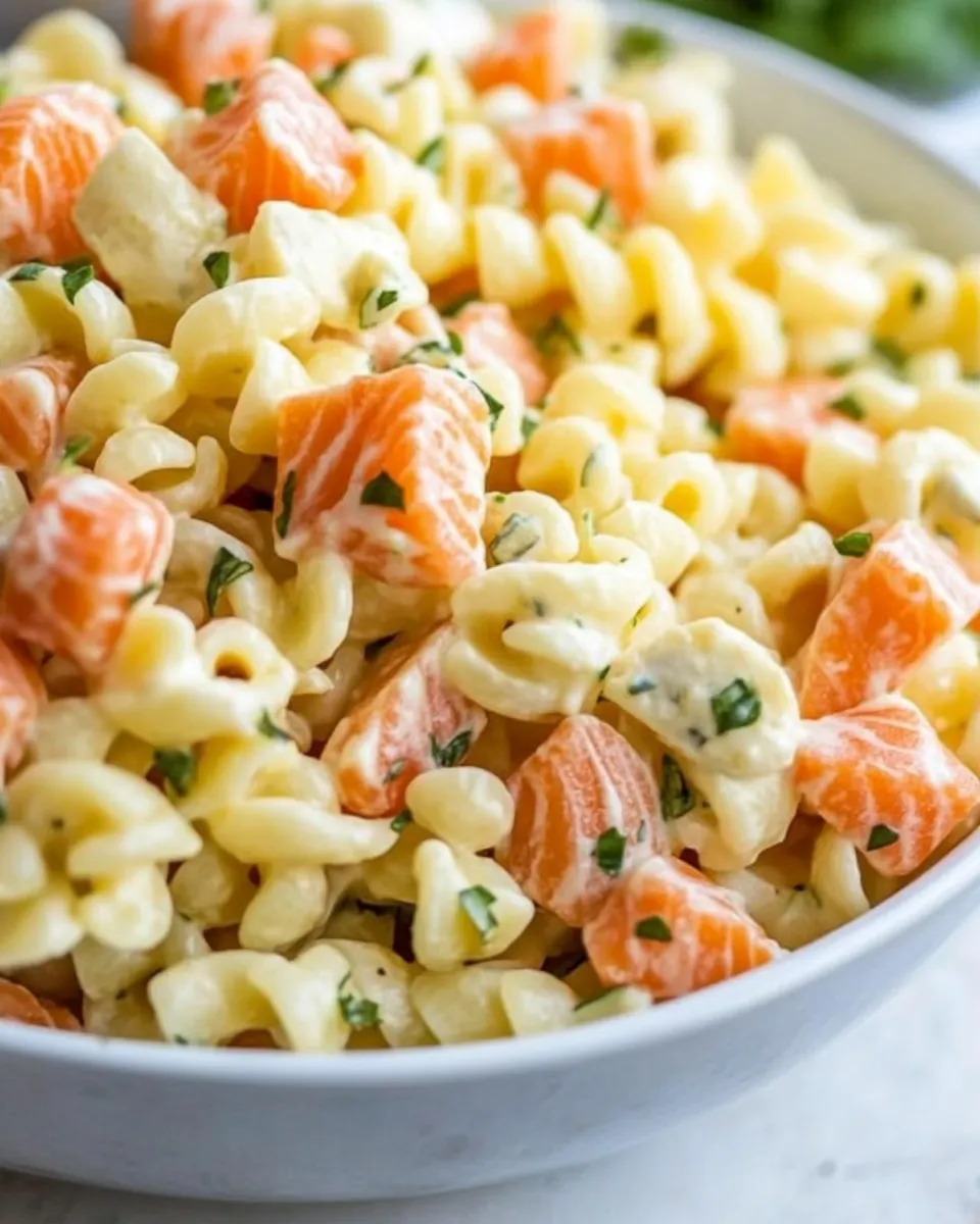 Smoked Salmon Pasta Salad