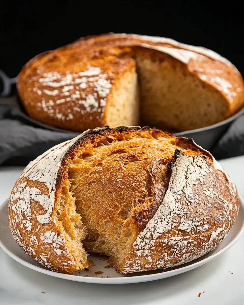 Smoky Pepper Dutch Oven Bread