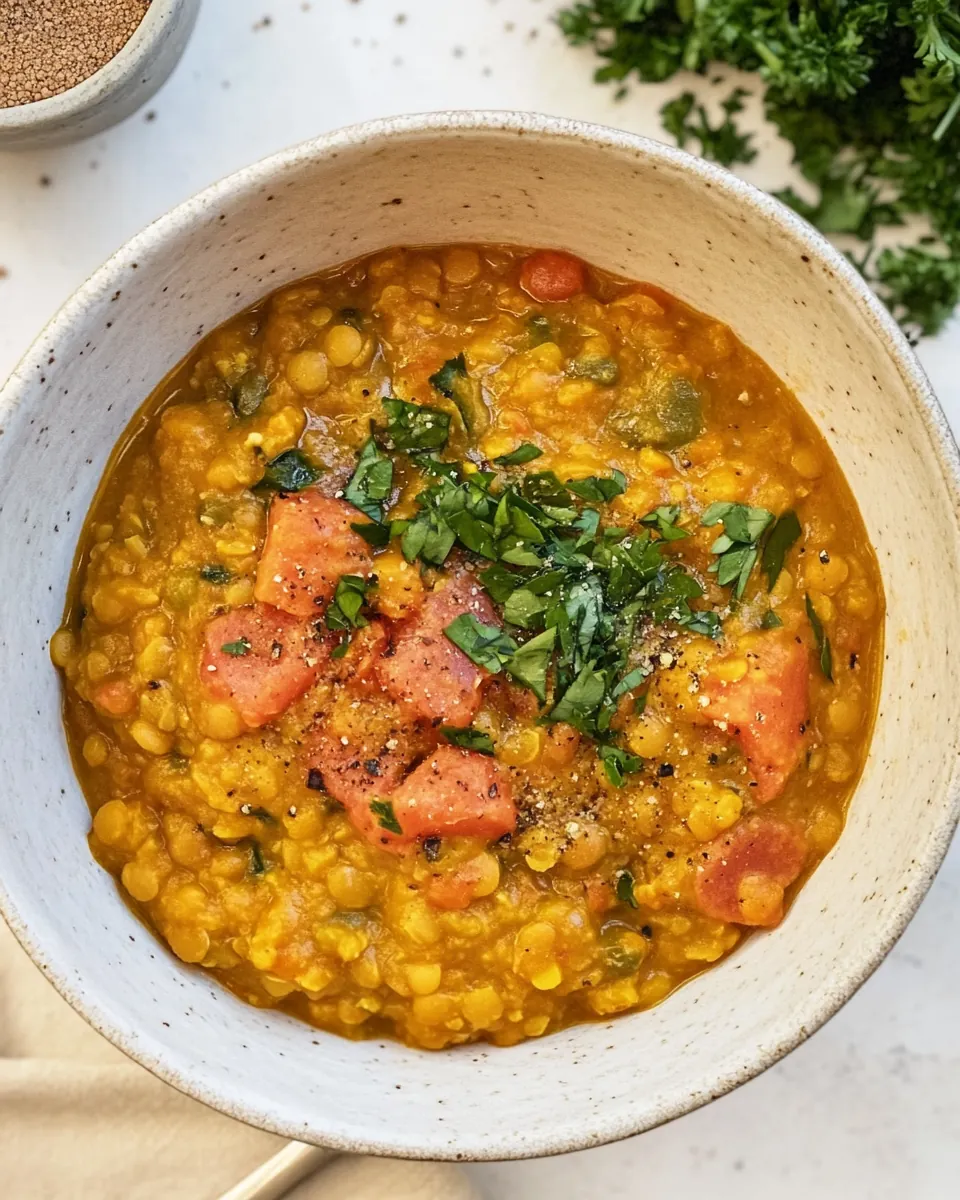 Smoky Red Lentil Stew
