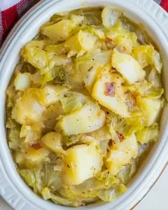 Smothered Cabbage and Potatoes