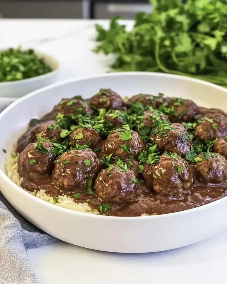 Smothered Meatballs