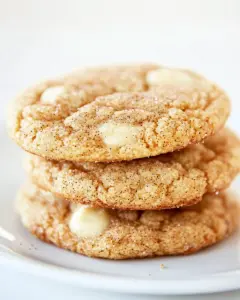 Snickerdoodles with White Chocolate Chips