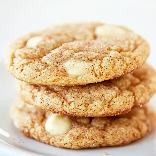 Snickerdoodles with White Chocolate Chips