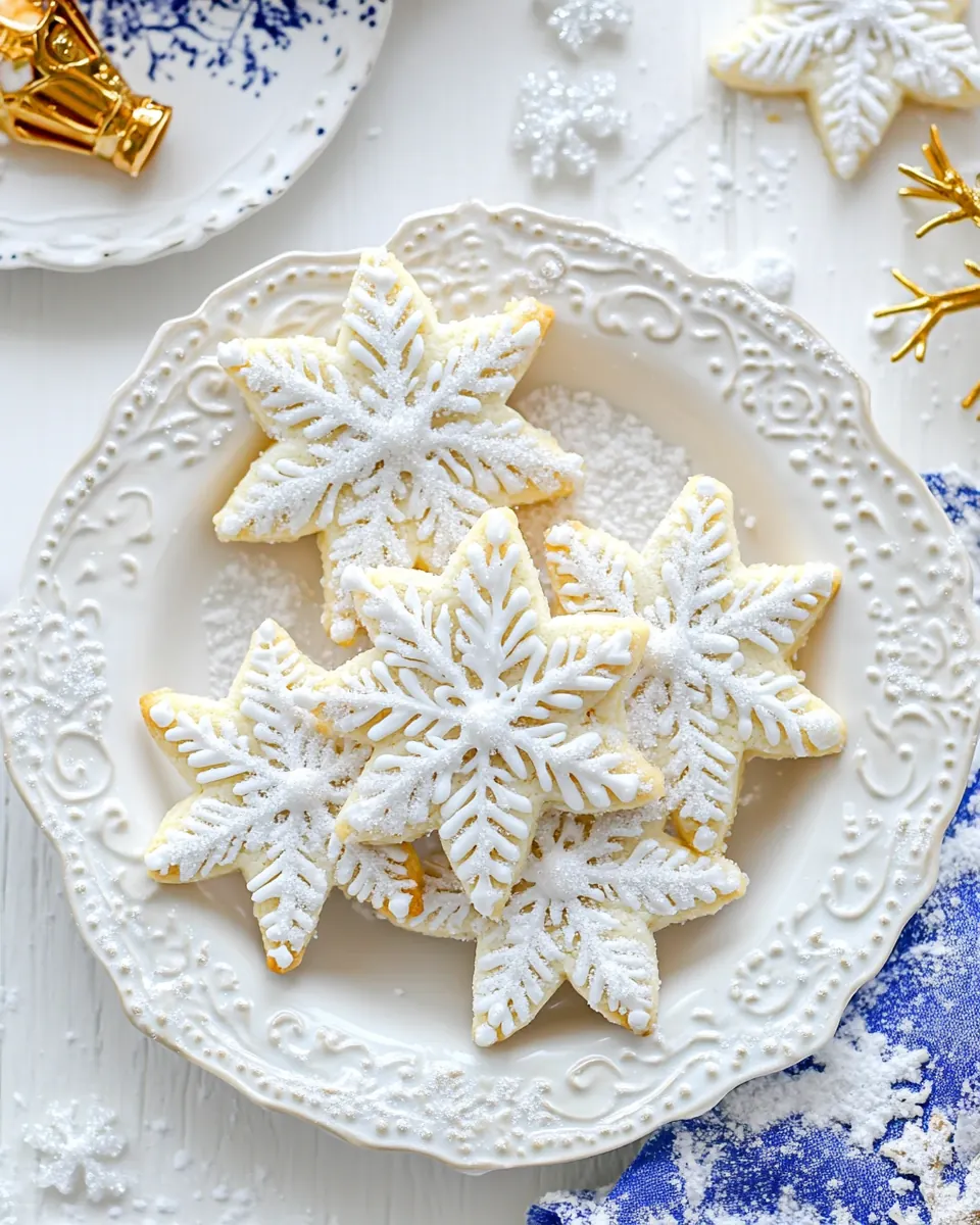 Snowflake Sugar Cookies