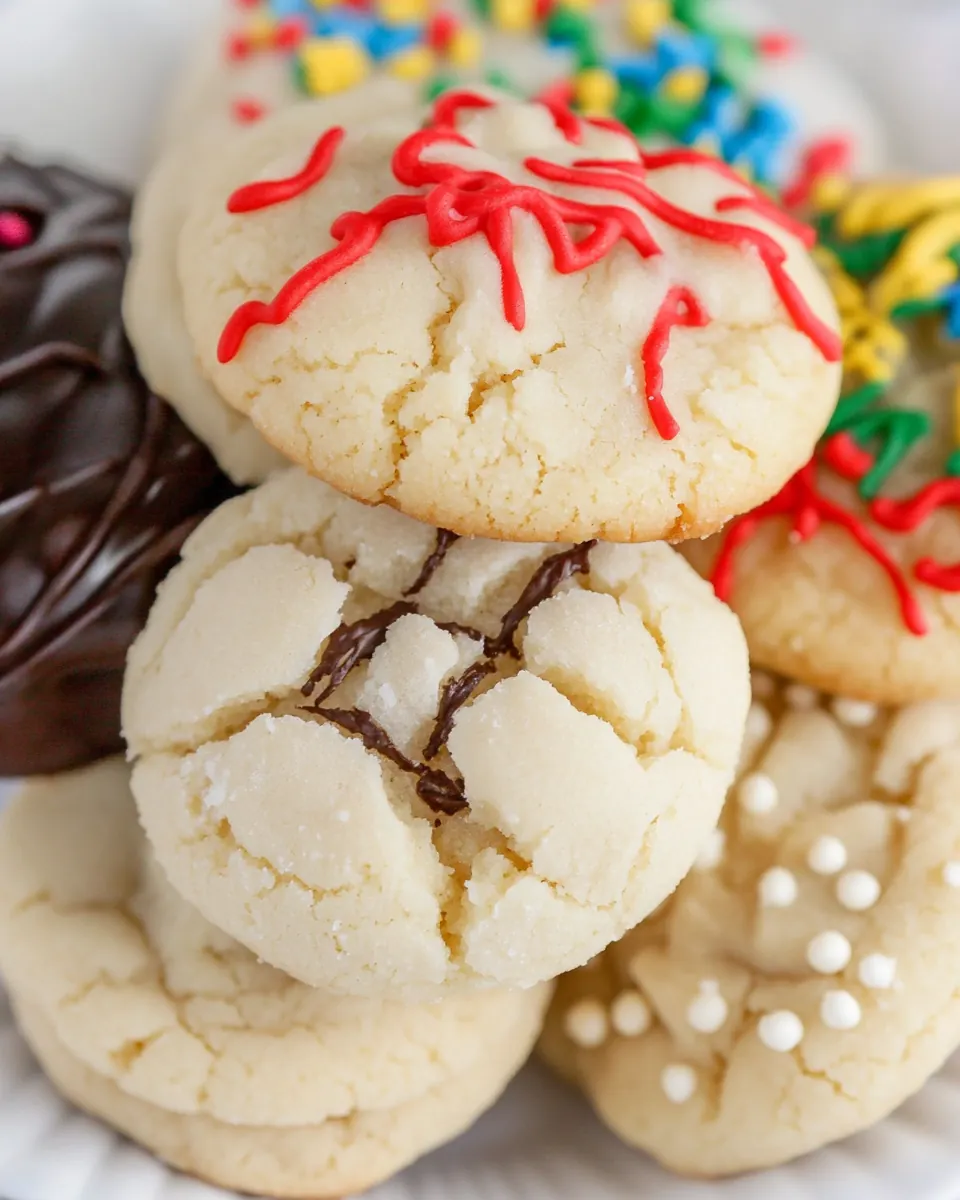 Soft Chewy Shortbread Cookies