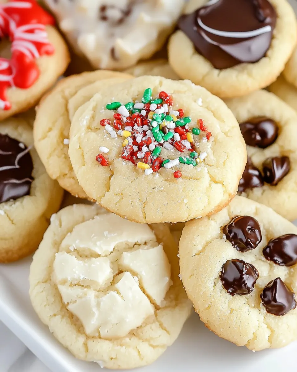 Soft Chewy Shortbread Cookies