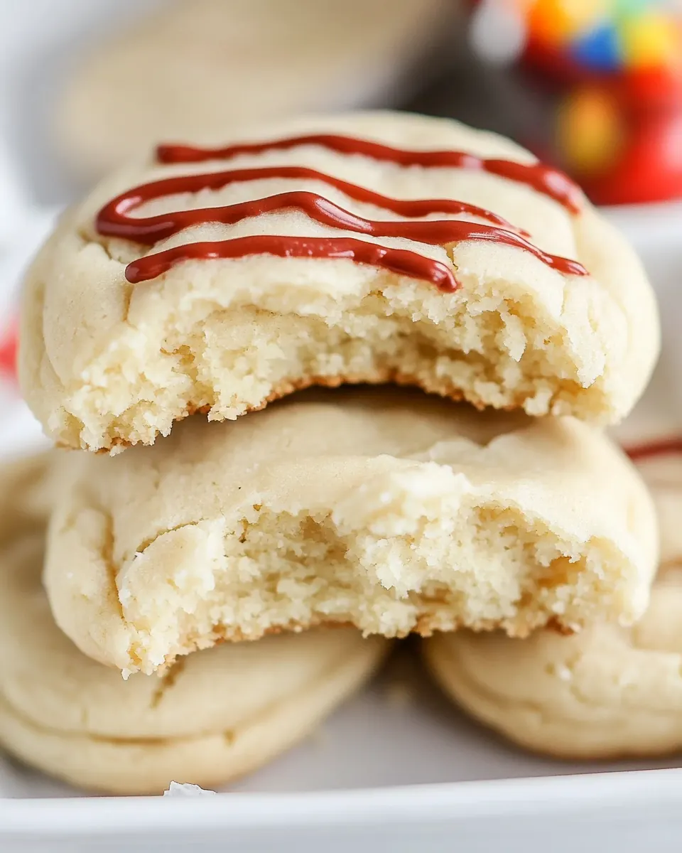 Soft Chewy Shortbread Cookies