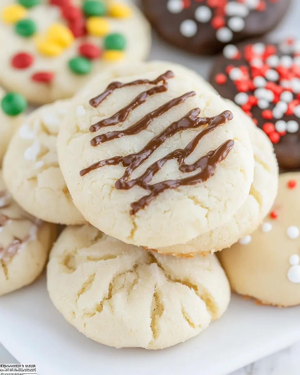 Soft Chewy Shortbread Cookies