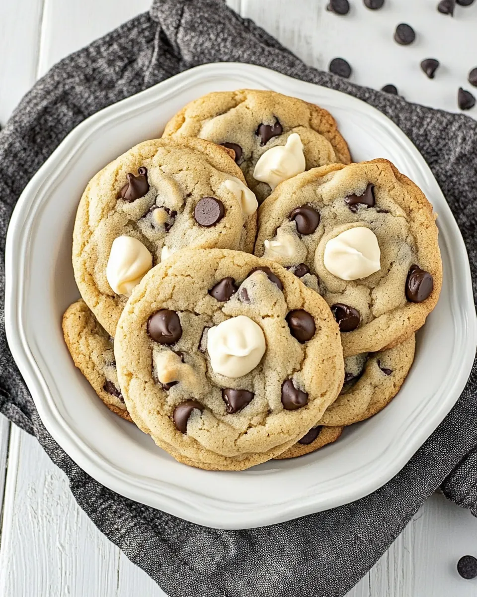 Soft Chocolate Chip Cookies with Pudding